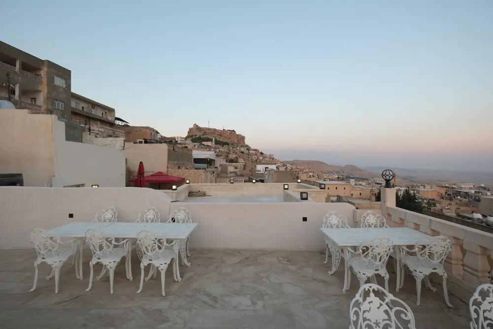 Mardin Kalesi ve Mezopotamya Ovası manzarası
